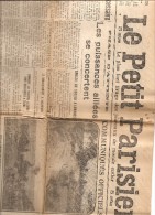 JOURNAL LE PETIT PARISIEN DU 9 OCTOBRE 1915 COMPLET - Le Petit Parisien