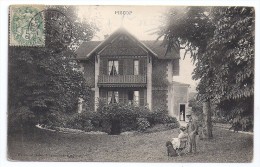 CPA Piscop Val D' Oise 95 Maison Avec Personnages édit Brémond écrite 1907 - Pontcelles