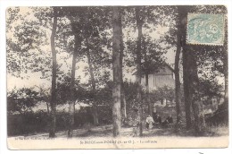 CPA St Brice Sous Forêt Val D' Oise 95 La Solitude Maison Et Personnages édit Le Barbier écrite 1905 - Saint-Brice-sous-Forêt