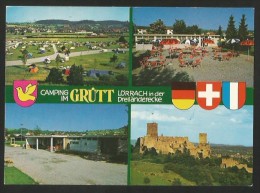 LÖRRACH Baden CAMPING IM GRÜTT 1984 - Lörrach