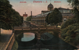 Chemnitz. Bierbrücke. Markthalle - Chemnitz