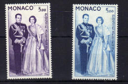 Monaco (1960)  - "Couple Princier" Neufs** - Poste Aérienne