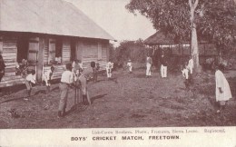 Boy's Cricket Match, FREETOWN - Sierra Leone