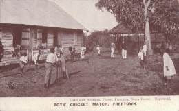 Boy's Cricket Match, FREETOWN - Sierra Leona