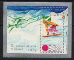 Poland 1971. Olimpic Games, Sapporo Sheet MNH (**) - Unused Stamps