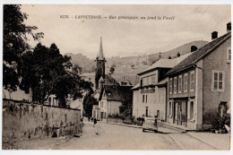 Cpa " LAPOUTROIE - Rue Principale , Au Fond Le Faudé " - Lapoutroie