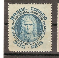 Brazil ** & 2º Cent. Da Cidade De Rio Grande Do Sul, J. Paes 1937 (334) - Nuevos