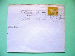 Ireland 1974 Part Of Cover To England - Dog - Council Of Europe Slogan - Brieven En Documenten