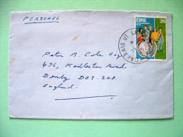 Ireland 1985 Cover To England - International Youth Year - Storia Postale