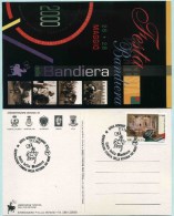 2000 Italia, Festa Della Bandiera Di Morano Calabro, Annullo E Cartolina Ufficiale - Other & Unclassified