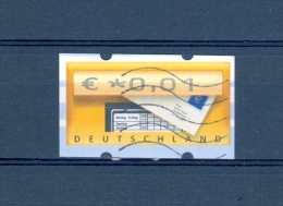 2002   N° 6 € * 0 , 0 1   DISTRIBUTEURS PHOSPHORESCENT    OBLITÉRÉ - Timbres De Distributeurs [ATM]