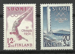 FINNLAND FINLAND Suomi 1952 Olympic Games Helsinki Michel 399 - 402 * - Summer 1952: Helsinki