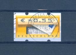 2002   N° 6  €  *  0,55 DISTRIBUTEURS  PHOSPHORESCENT 2.2.04 OBLITÉRÉ  35  CASTING - Timbres De Distributeurs [ATM]