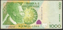 ALBANIA P69   1000  LEKE    2001 #OC       VF - Albania