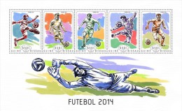 Guinea Bissau. 2014 Football. Brazil 2014. (109a) - 2014 – Brazil