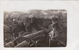 CP Photo 14-18 BARANOVITCHI (BARANAVITCHY, Biélorussie, Voblast De Brest) - Artilleurs Allemands (A78, Ww1, Wk1) - Belarus