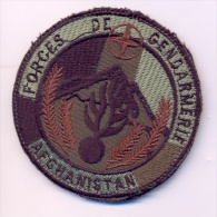 OPEX GENDARMERIE - Forces Gendarmerie AFGHANISTAN Brodé Bv Vert - Polizei