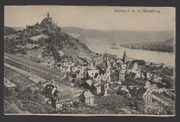 DF / ALLEMAGNE / RHÉNANIE-PALATINAT / BRAUBACH / LA VILLE ET LE CHÂTEAU DE MARKSBURG - Braubach