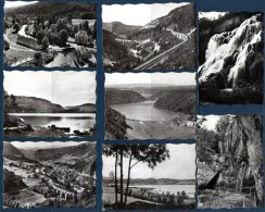 Franche-Comté, Lot De 18 Petites Photos. St.Claude, Morez, Les Lacs, Vallée De L'Ain, Clairvaux, ... - Franche-Comté