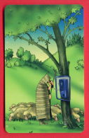 H155 / MOBIKA - Shepherd SHEEP Forest PHONE - Phonecards Télécartes Telefonkarten Bulgaria Bulgarie Bulgarien Bulgarije - Bulgaria