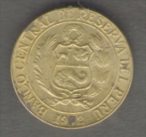 PERU 10 CENTAVOS 1972 - Pérou