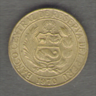 PERU 5 CENTAVOS 1970 - Pérou