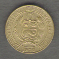 PERU 5 CENTAVOS 1970 - Perú