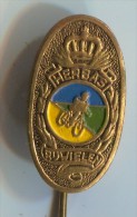 Cycling, Bike, Bicycles - HERBAS, RUWIELEN, Vintage Pin, Badge - Radsport