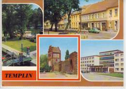 TEMPLIN - Mehrfachansicht, Schleuse, Am Markt, Stadtmauer M. Wiekturm - Templin