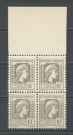 ALGERIE 1944 N° 209 ** Bloc De 4  Neufs = MNH Superbe Cote 1,20 € + Marianne D' Alger - Nuovi