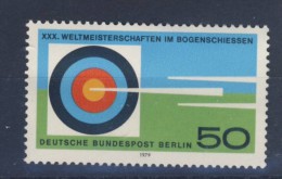 BERLIN  1979 TIR A L ARC  YVERT N°428 NEUF MNH** - Bogenschiessen