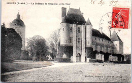 28 AUNEAU - Le Château La Chapelle Et La Tour - Auneau