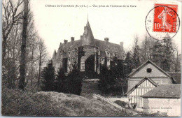 28 COURTALAIN - Le Château Depuis L'avenue De La Gare - Courtalain