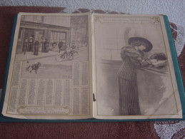 CALENDRIER OFFERT PAR LES  FACTEURS DES TELEGRAPHES - 1912- - Grossformat : 1901-20