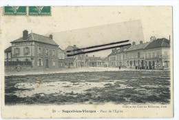 CPA - Nogent Les Vierges - Place De L'église - Nogent Sur Oise