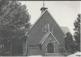 NL.- Ansichtkaart - Nunspeet. Christelijk Gereformeerde Dorps Kerk. 2 Scans - Nunspeet