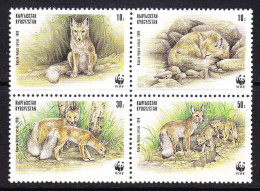 KGZ-	06	KYRGYSZTAN – 1999 ANIMALS FOXES - Animalez De Caza