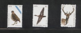 AUSTRALIA 1975 VICTORIA HUNTING TAX REVENUES SET OF 3 NHM QUAIL TEAL DUCK DEER SCARCE - Fiscaux