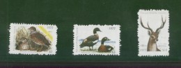 AUSTRALIA 1977 VICTORIA HUNTING TAX REVENUES SET OF 3 NHM WANDERER MOUNTAIN DUCK RUSA DEER SCARCE - Revenue Stamps