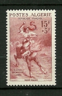 ALGERIE 1957  N°346   Cavalier Passant Un Gué Par E.Delacroix     NEUF - Unused Stamps