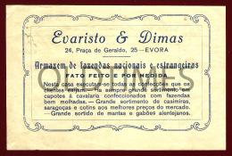 PORTUGAL - ARMAZEM DE FAZENDAS NACIONAIS E ESTRANGEIRAS - EVARISTO E DIMAS - 1930 OLD INVOICE - Portogallo