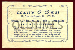 PORTUGAL - ARMAZEM DE FAZENDAS NACIONAIS E ESTRANGEIRAS - EVARISTO E DIMAS - 1930 OLD INVOICE - Portugal