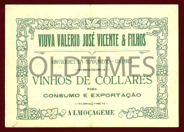 PORTUGAL - ALMOÇAGEME - VINHOS DE COLARES - VIUVA VALERIO JOSE VICENTE - 1910 OLD INVOICE - Portugal