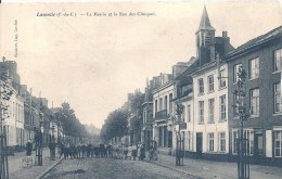 NORD PAS DE CALAIS - 62 - PAS DE CALAIS -LAVENTIE - Mairie Et Rue Des Clinques - Belle Animation Avec Enfants De L'école - Laventie