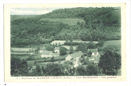 Cp, 89, Env. De Saint-Léger-Vauban, Les Moingeots, Vue Générale, Voyagée 1952 - Andere & Zonder Classificatie