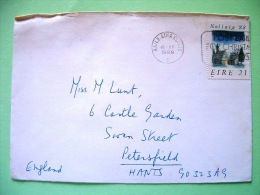 Ireland 1988 Cover To England - Christmas Slogan - Lettres & Documents