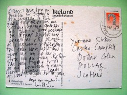 Ireland 1992 Postcard "Guiness Beer " To Scotland U.K. - Lismore Crosier Jewelry - Cartas & Documentos