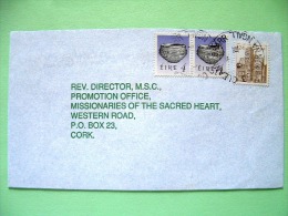 Ireland 1992 Cover To England - Food Vessel - Cormac Chapel - Brieven En Documenten