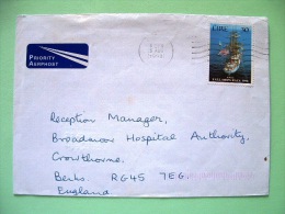 Ireland 1998 Cover To England - Ship - Briefe U. Dokumente