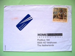 Ireland 2001 Cover To Holland - Soldiers Uniforms (stamp Damaged) - Storia Postale